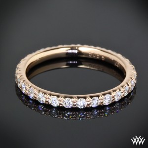 Customized Lotus Diamond Wedding Band