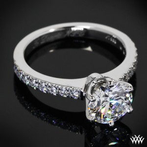 Customized "5th Ave Pave" Diamond Engagement Ring
