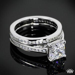 Custom Channel-Set Diamond Engagement Ring