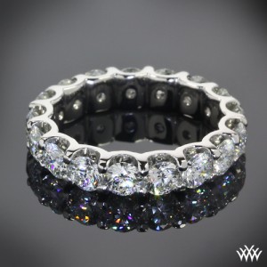 Custom Full Eternity Diamond Wedding Ring