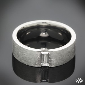 Custom Men's Diamond Wedding Ring