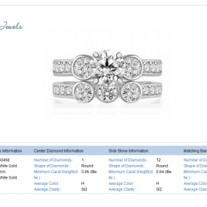 18K White Gold Diamond Matching Bridal Set (2 1/2 cttw.)