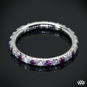 Customized Lotus Diamond Wedding Ring by Leon Mege