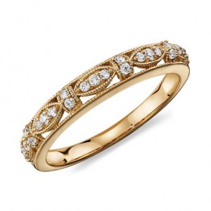 Heirloom Diamond Ring in 14k YG