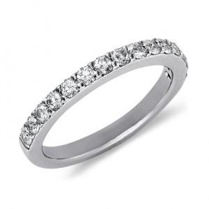 Pavé Diamond Ring in Platinum 0.50ctw