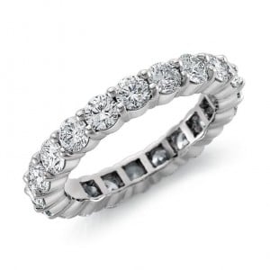 Signature Diamond Eternity Ring in Platinum 3 ctw