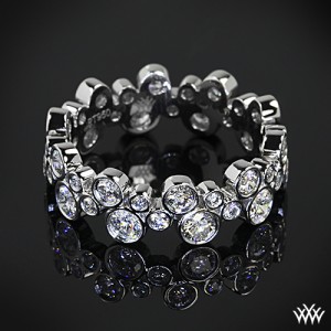 Custom Full Eternity Full Bezel Diamond Wedding Ring