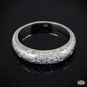 Champagne Pave Diamond Right Hand Ring
