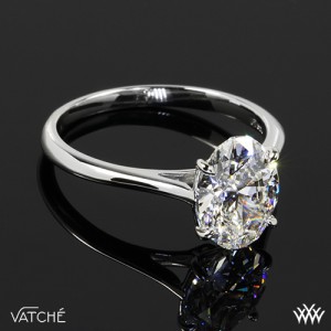 Customized Vatche Lyric Solitaire Engagement Ring