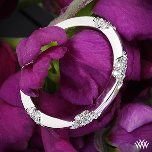 Custom Cluster Lace Diamond Wedding Ring