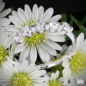 Custom 5 Stone Diamond Wedding Ring