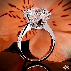 Classic Knife Edge Solitaire Engagement Ring