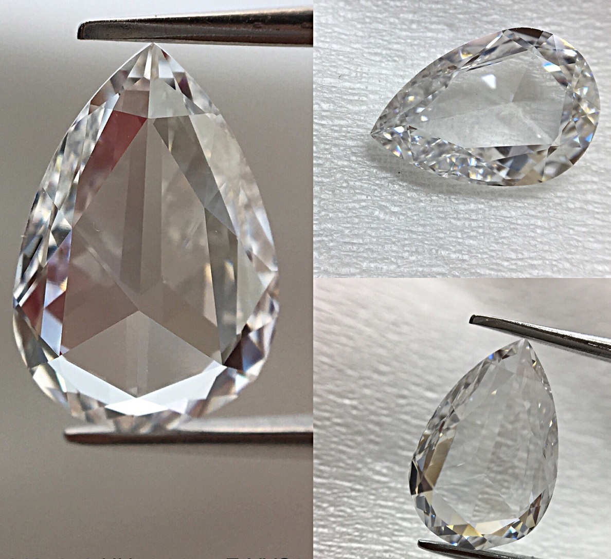 1.01CT ROSE CUT PEAR E VVS2 GIA#5286812045