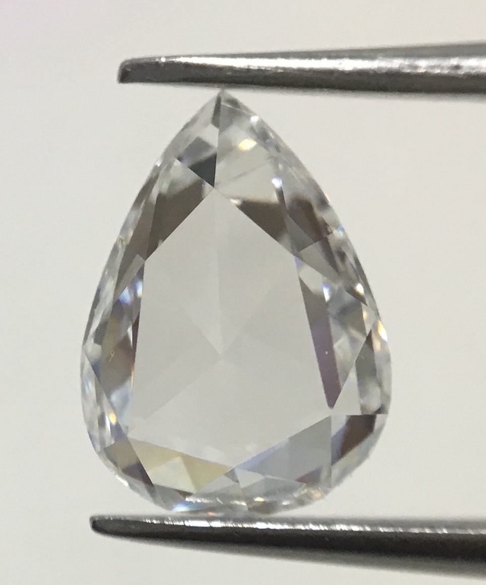 1.11CT ROSE CUT PEAR D VVS2 GIA#6245746951