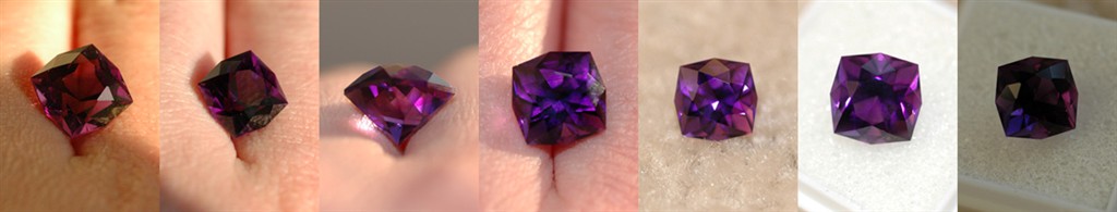 10mm Square Cushion Amethyst