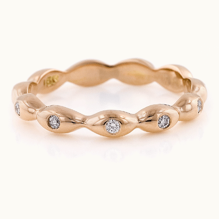 18kt Rose Gold "Thin Seed" Band by Amy Levine