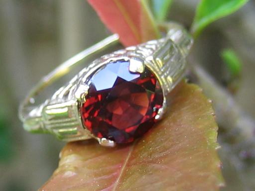 1930's Garnet Ring