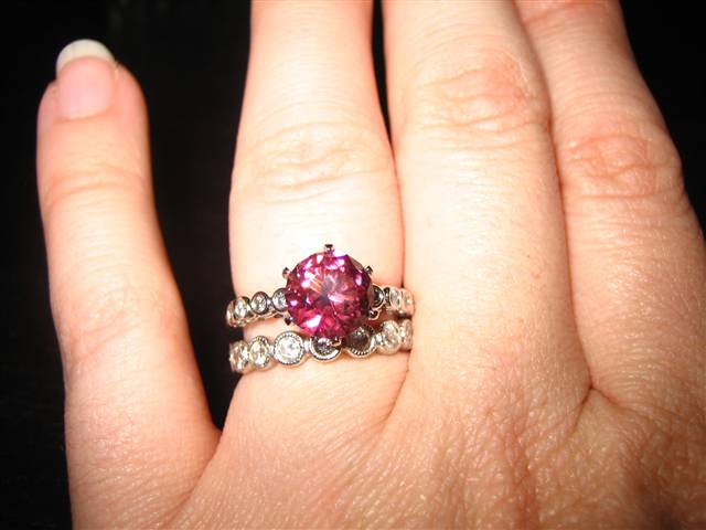 Barry Bridgestock Peridot and Tourmaline in LOGR settings