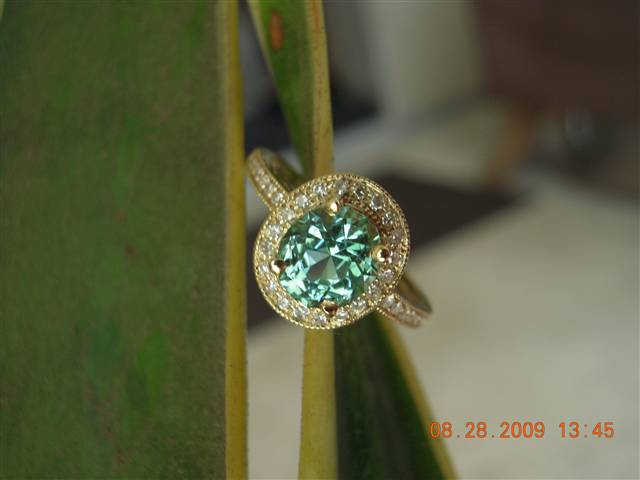 Blue/green tourmaline