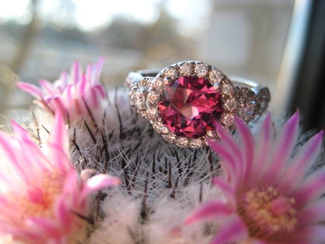 cellentani's umbalite garnet ring