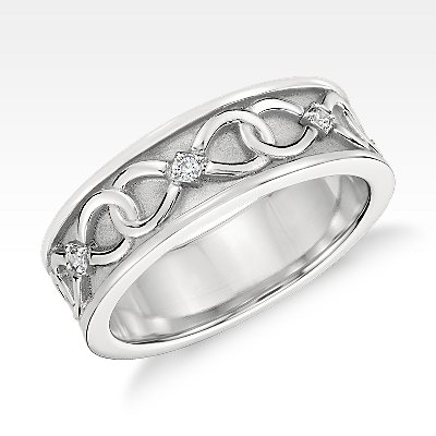 Colin Cowie Diamond Infinity Wedding ring (7mm)