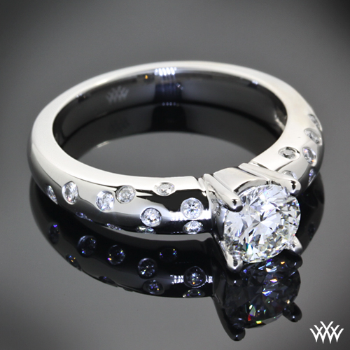 Custom Champagne Diamond Engagement Ring