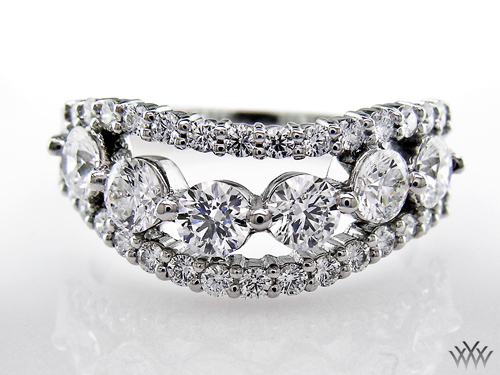 Custom Lace Diamond Wedding Band