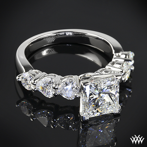 Custom Princess Diamond Engagement Ring