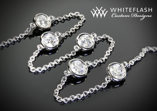 Custom Whiteflash By The Yard Diamond Necklace