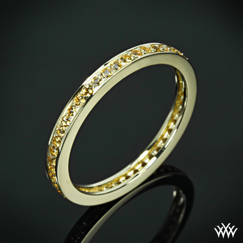 Customized Channel Bead-Set Wedding Band
