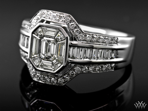 Diamond Baguette Aliquot Ring