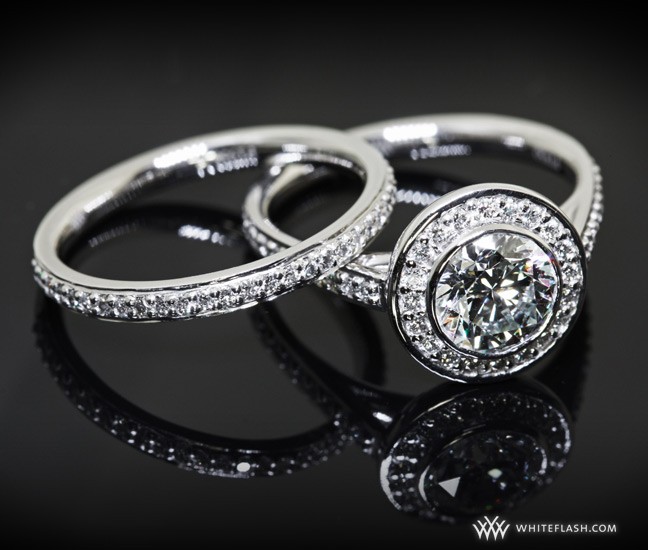 Halo Diamond Engagement Ring