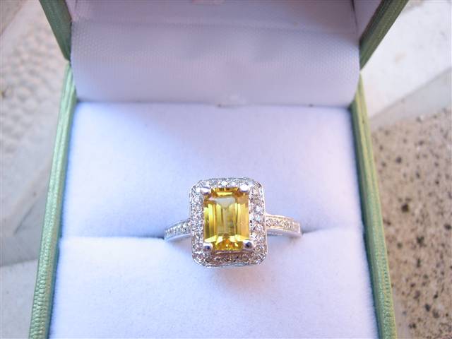 LaurenThePartier's 1.19 ct. Yellow Sapphire RHR