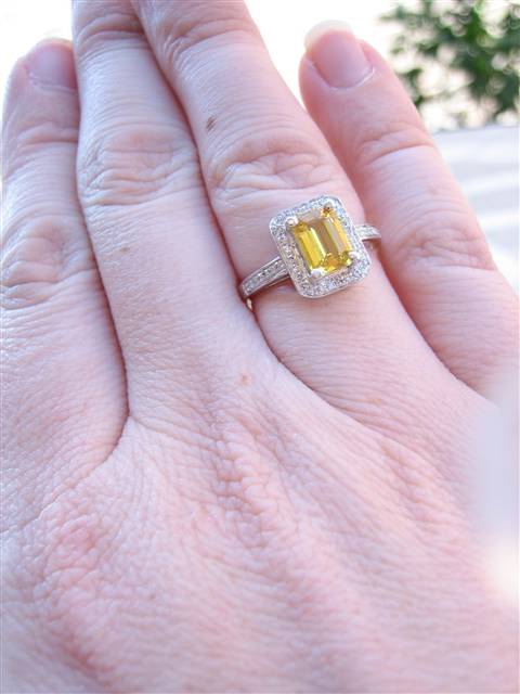 LaurenThePartier's 1.19 ct. Yellow Sapphire RHR