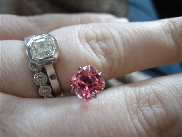 LaurenThePartier's 2.03 ct. Cushion Padparadscha