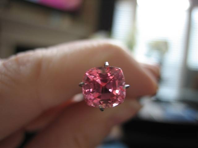 LaurenThePartier's 2.03 ct. Cushion Padparadscha