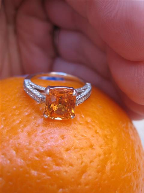 LaurenThePartier's 2.37 ct. Spessartite Garnet in Jewe2004 setting