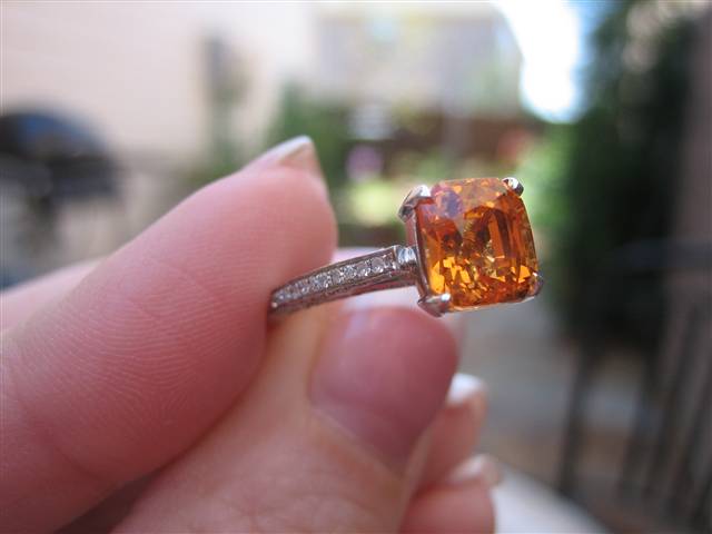 LaurenThePartier's 2.37 ct. Spessartite Garnet in Jewe2004 setting