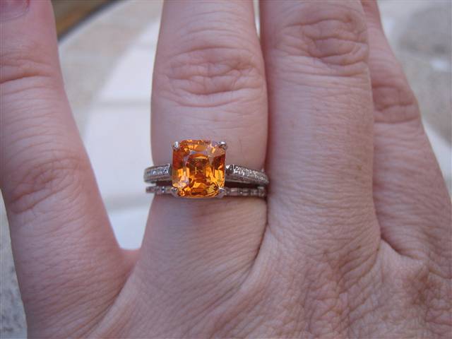 LaurenThePartier's 2.37 ct. Spessartite Garnet in Jewe2004 setting