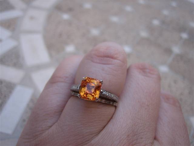 LaurenThePartier's 2.37 ct. Spessartite Garnet in Jewe2004 setting