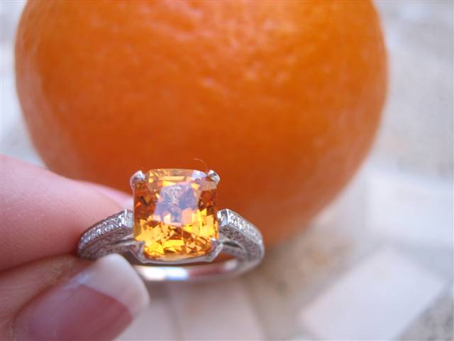 LaurenThePartier's 2.37 ct. Spessartite Garnet in Jewe2004 setting