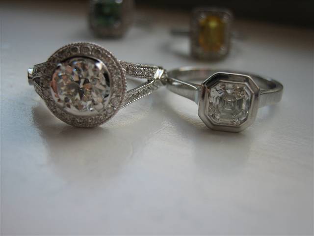 LaurenThePartier's .71 ct. Asscher and .67 ct. OEC