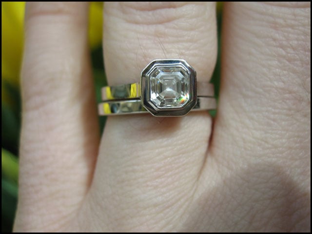 LaurenThePartier's Asscher Engagement Ring