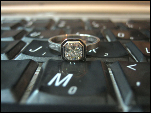 LaurenThePartier's Asscher Engagement Ring