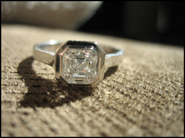 LaurenThePartier's Asscher Engagement Ring