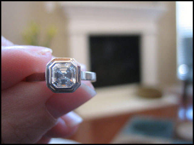 LaurenThePartier's Asscher in a Whiteflash halo