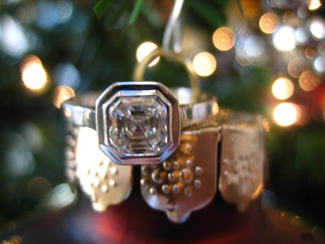 LaurenThePartier's Asscher on The Christmas Tree