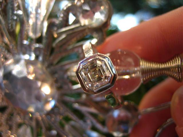 LaurenThePartier's Asscher on The Christmas Tree