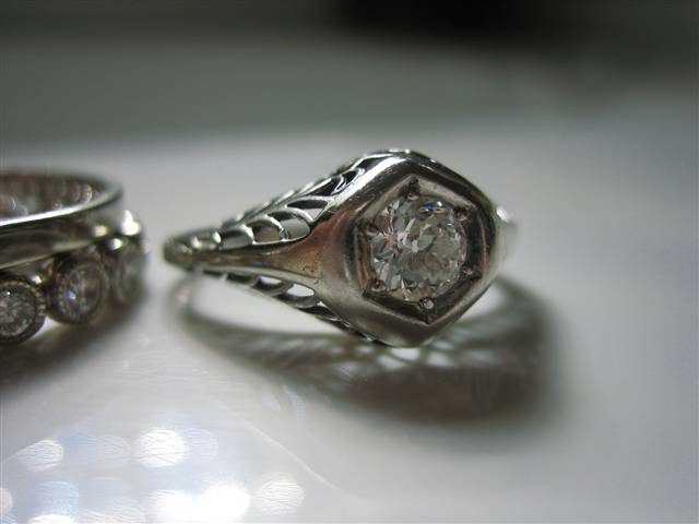 LaurenThePartier's Great Grandmother's .35 ct. OMC in white gold