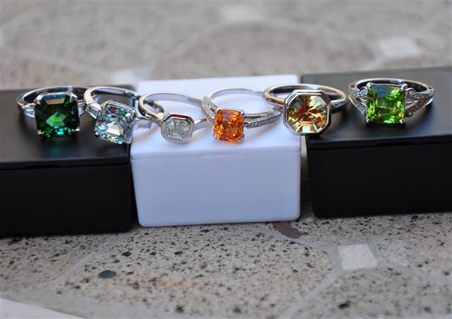 LaurenThePartier's Square Step Cut Rings